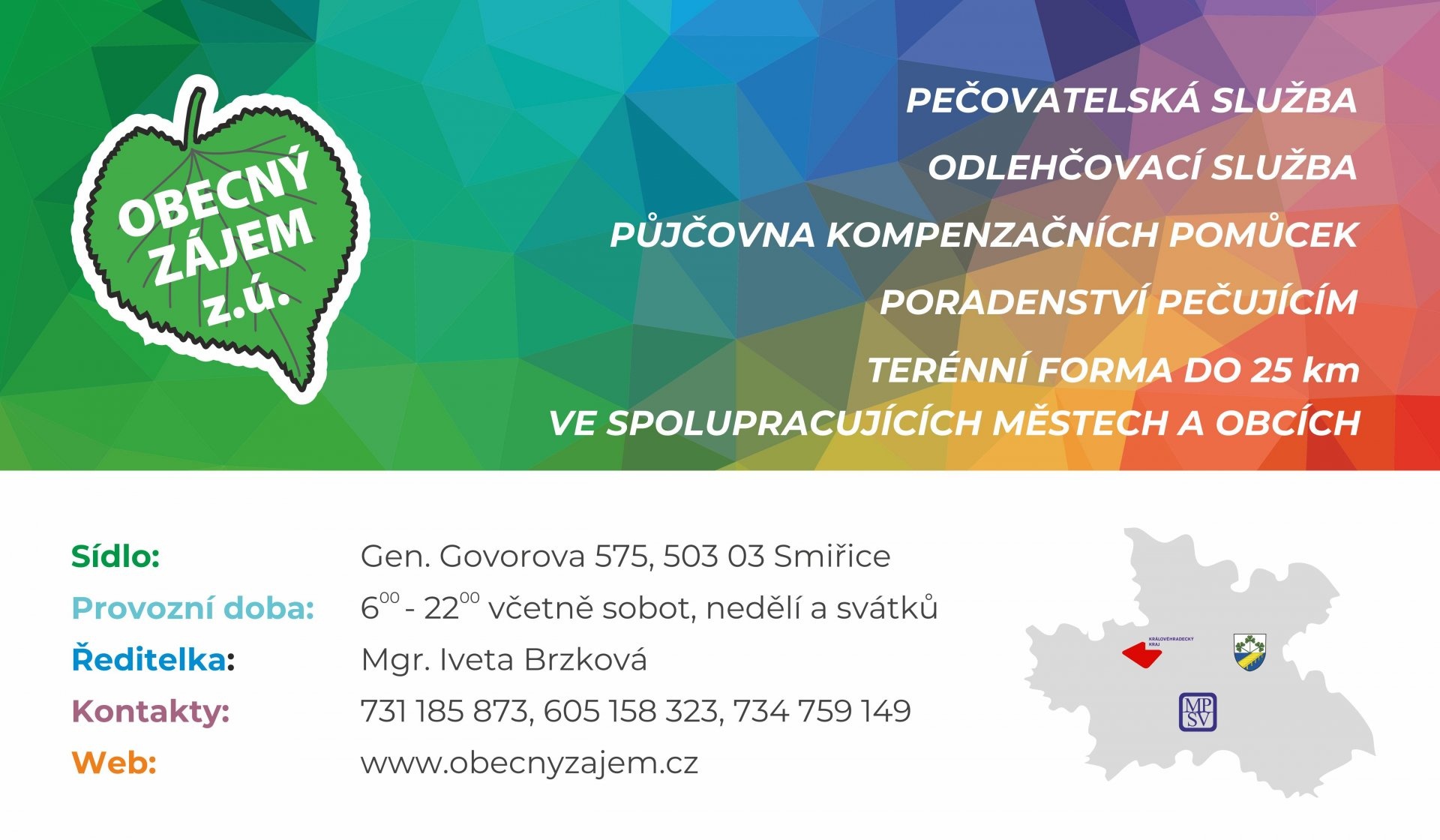 Obecný zájem - pečovatelská služba